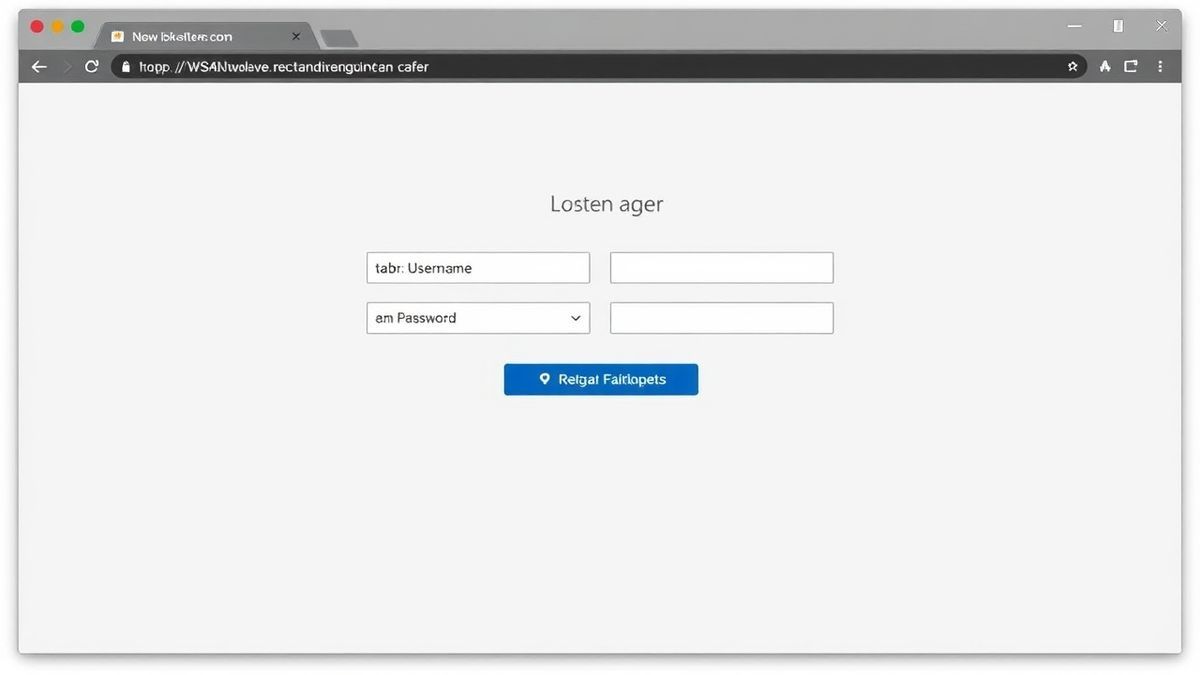 web browser showing router login page for Cox with fields for username and password, high contrast