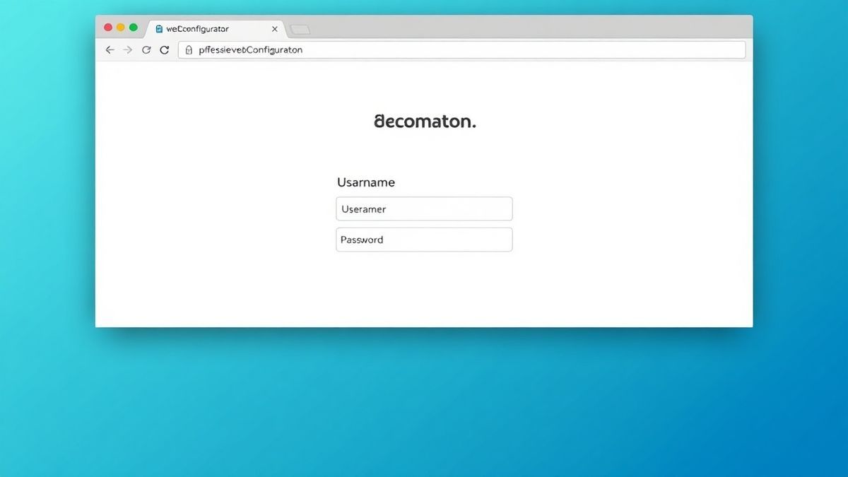 pfSense webConfigurator login page showing username and password fields
